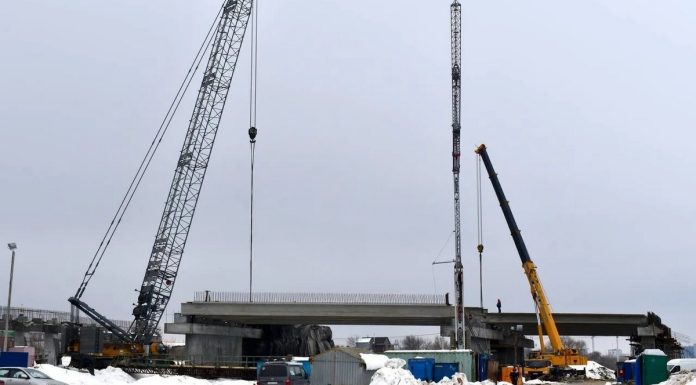 Строительная готовность нового моста через Оку составляет 18,6%