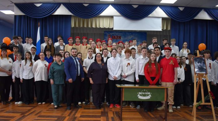 В Шиловской школе № 2 провели акцию «Парта Героя», посвященную Герою Советского Союза, выпускнику школы Фёдору Липаткину