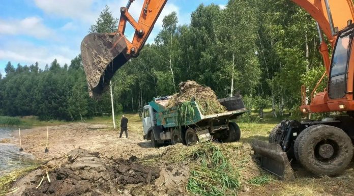 В Шиловском районе благоустраивают территорию озера Святого