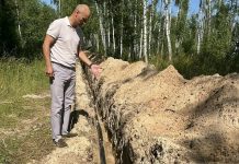 В деревню Лубонос Шиловского района ведут газ