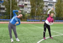 Шиловские школьники участвовали в зарядке с чемпионом